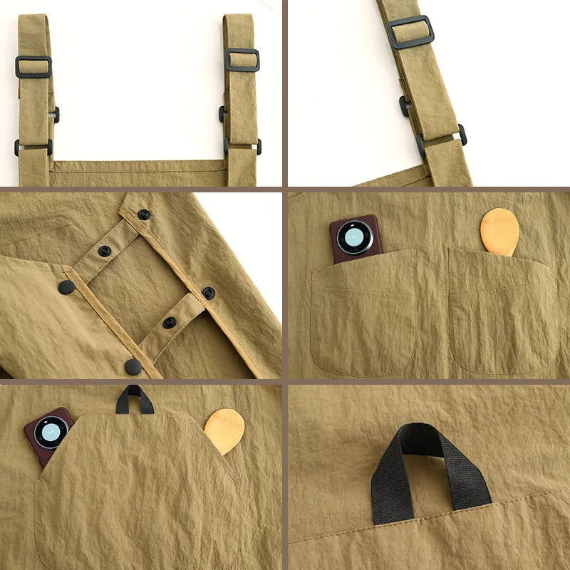Adult Water-resistant Apron Household Kitchen Coffee Roasting Qme