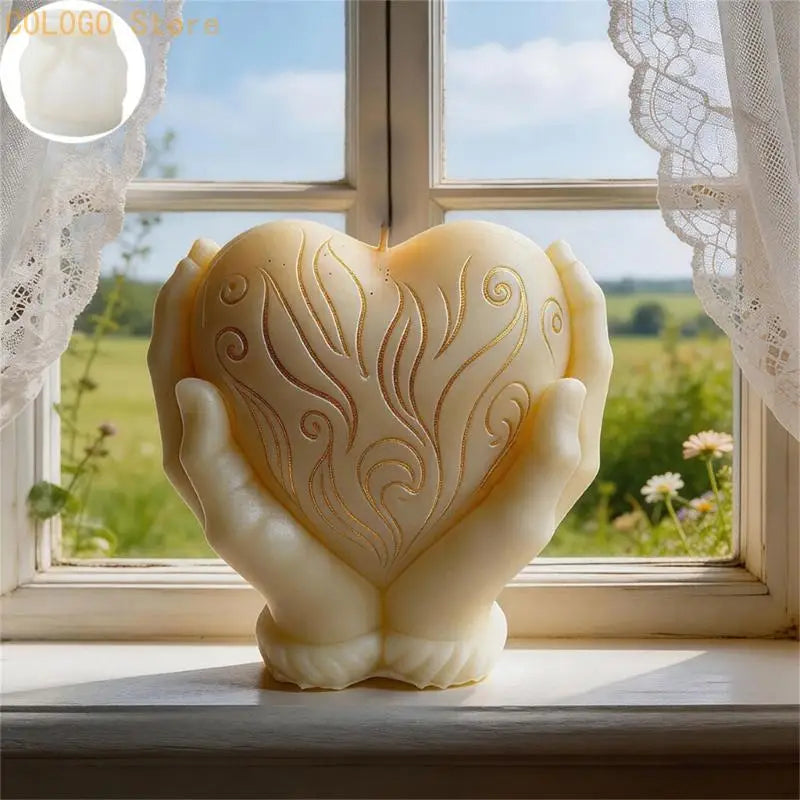 Heart Form Table Styling Home Display Use D0LD Qme