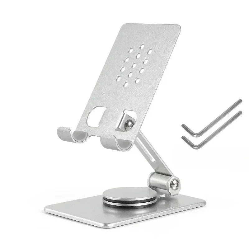Universal All Aluminum Alloy Foldable Desk Phone Holder Mount Stand For Mobile Phone Holder For Tablet Desktop Metal Holder Qme