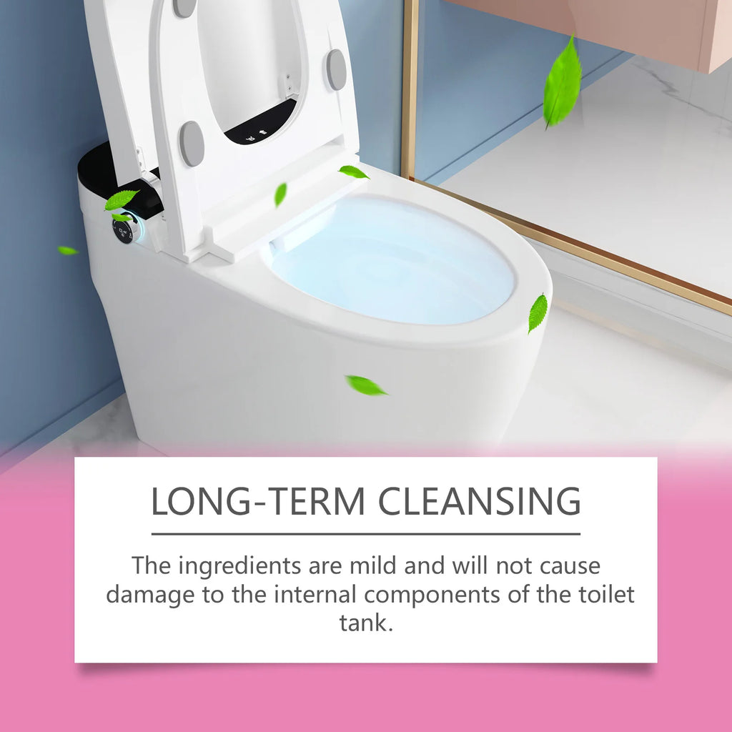 Jue Fish 5/8 Items Multifunctional Toilet Cleaning Stick Effectively Removes Odors, Stains, and Urine Deposits From Toilets Qme