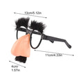 Halloween Glasses Clown Novelty Sunglasses Eyebrows Mustache Qme Black