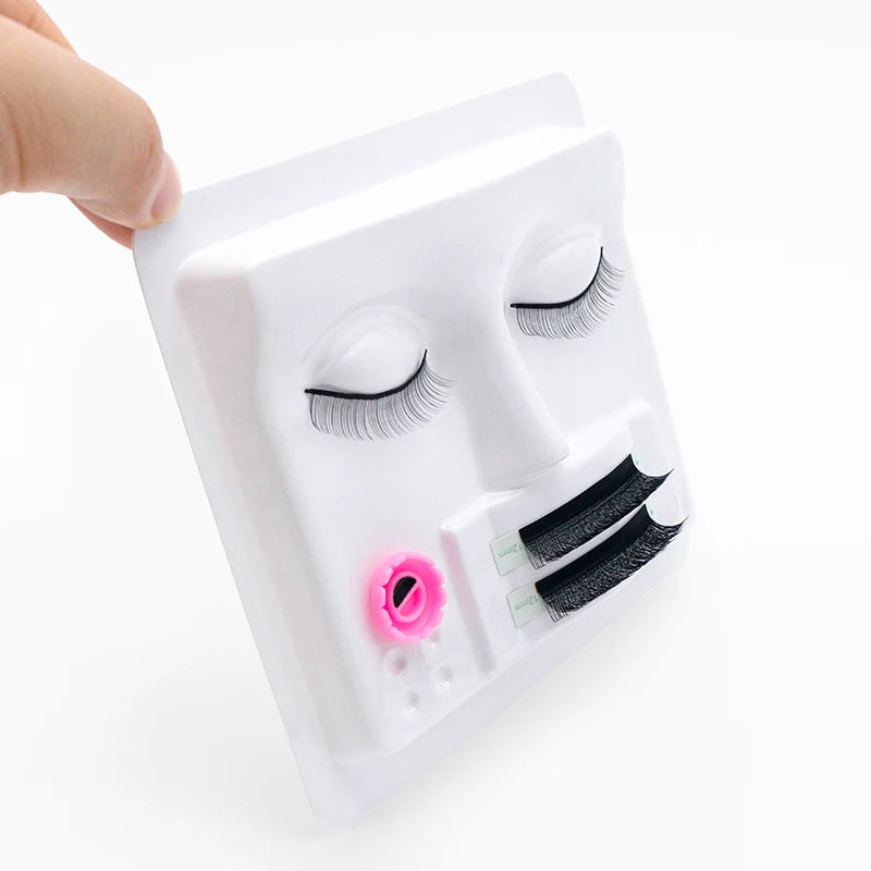 NATUHANA Plastic Training False Eyelash Extension Handmade Practice Qme