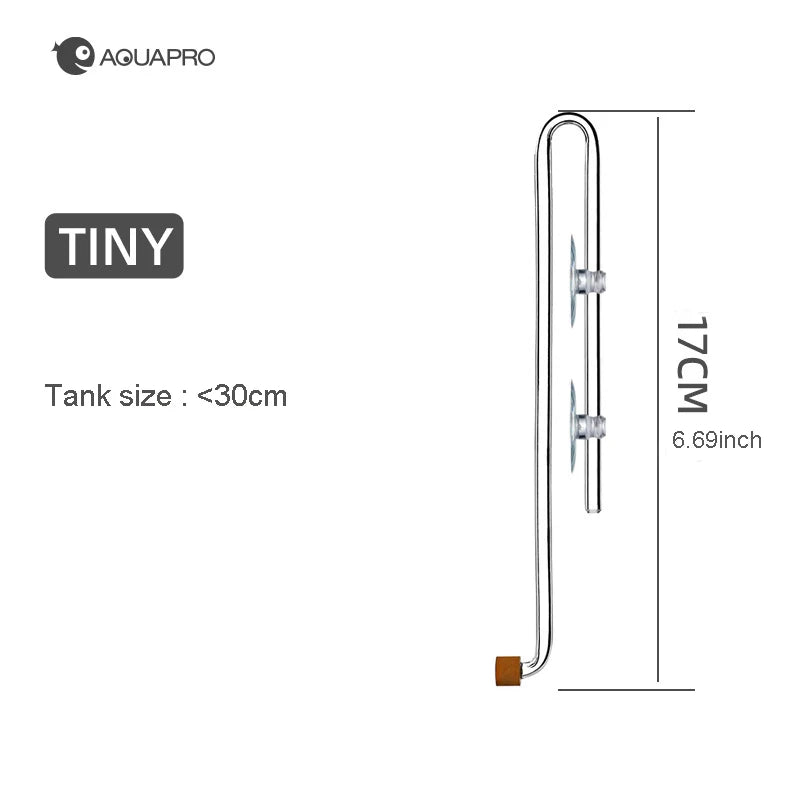 Aquarium CO2 Diffuser Fish Tank Bubble Mini Counter Accessories Sprayer Equipment Akvarium Filter Terrarium Marine Goods Tools Qme Hook Tiny