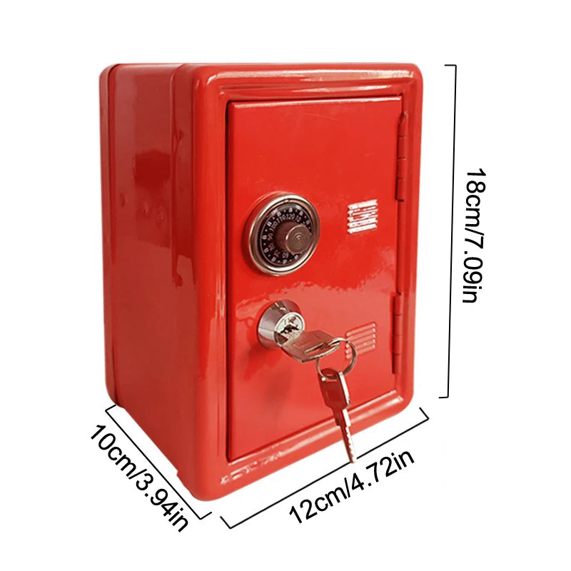 Piggy Bank Combination Lock Key Frcctre Kids Safe Money Box Coin Tray Qme G
