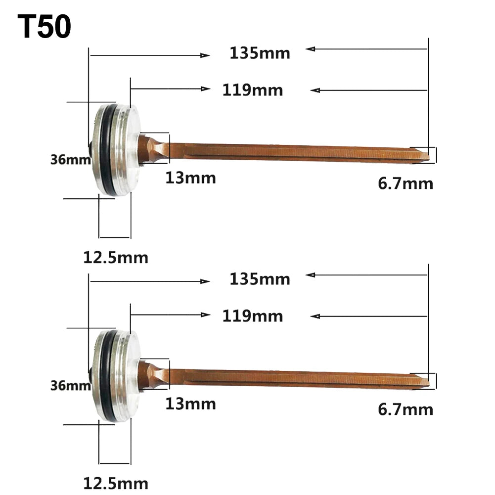 Pneumatic Nailer Needle Pins Compatible With For F30D,For F30G,T50DC,ST64,P625B,1013J,422J Air Nailer Replacement Parts Qme T50DC