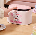Hello Kitty Kuromi Desktop Trash Can Storage Bin for Cars, Home, Office, and Dining Rooms Plastic Trash Can Qme 1