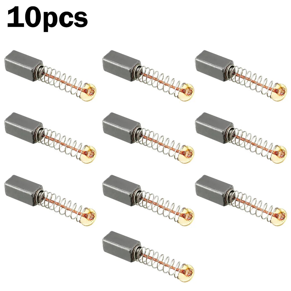10pcs Carbon Brushes For Electric Motors 11x5x5mm Replacement Part Power Tool Accessories Qme Default Title