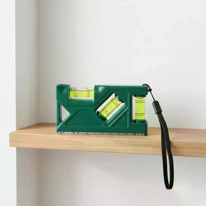 Portable Magnetic Level Gauge Mini Level Gauge High-precision Horizontal Vertical Measure Metric Ruler Protractor Qme
