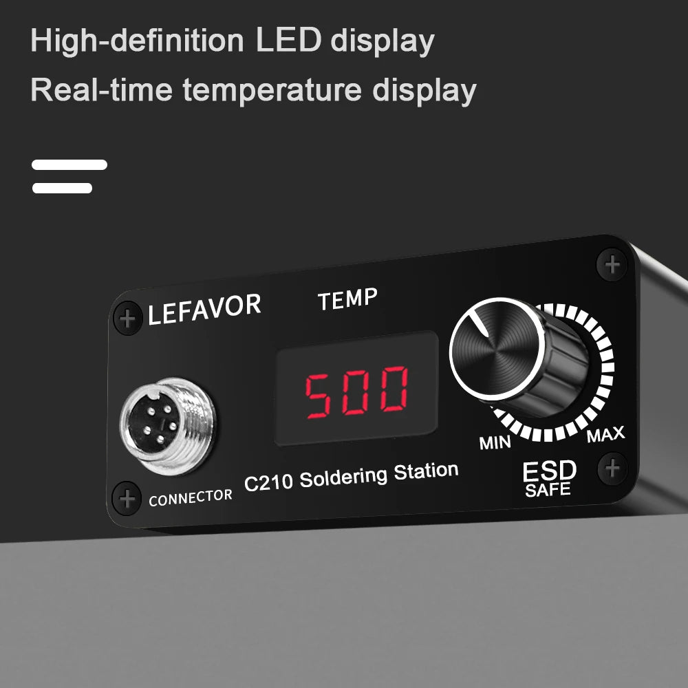 T210 Soldering Station Iron LED Digital Adjustment Auto Sleep 1s-1 5s Qme