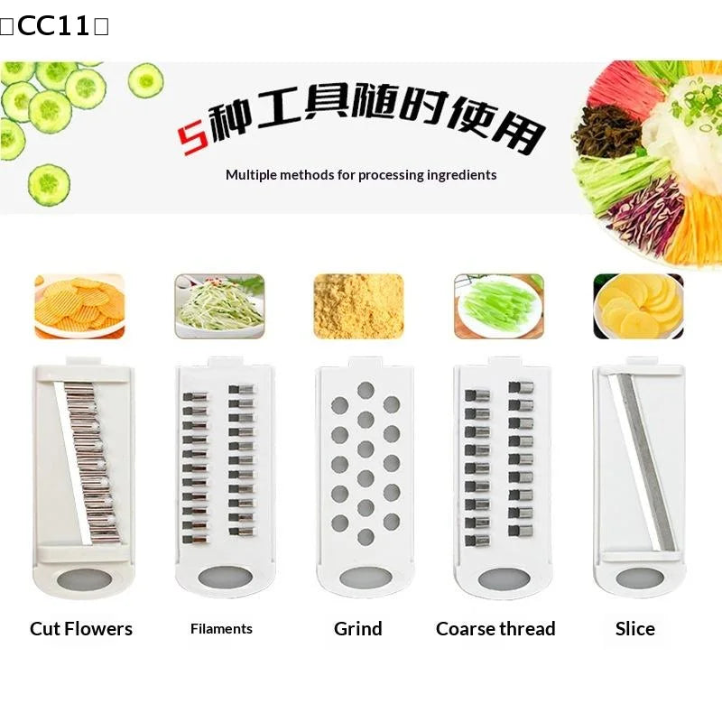 1 Slicer Kitchen Vegetable Multi Potato Chip Veggie Cutter Julienne Qme