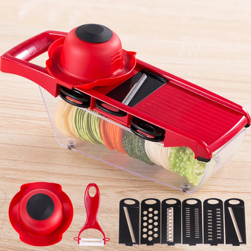 Multifu Vegetable Slicer Portable Fruit Slicing Shredding Machine Qme
