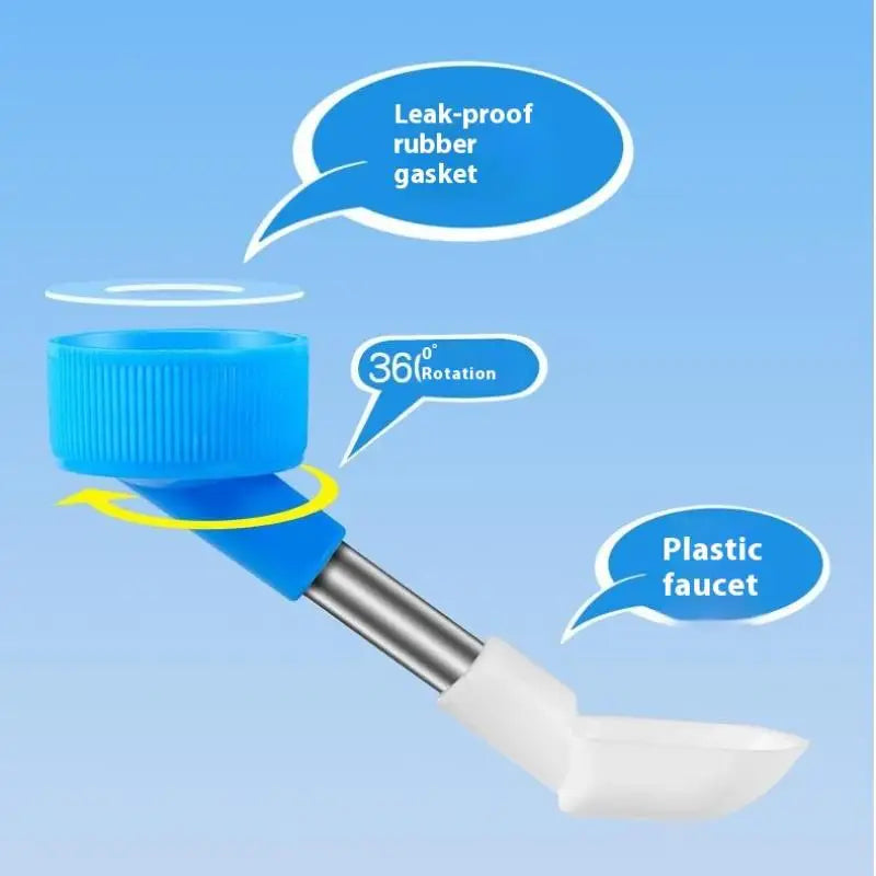 Hanging Water Dispenser Easy Clean Install Pets Dispensers Bird Cage Qme