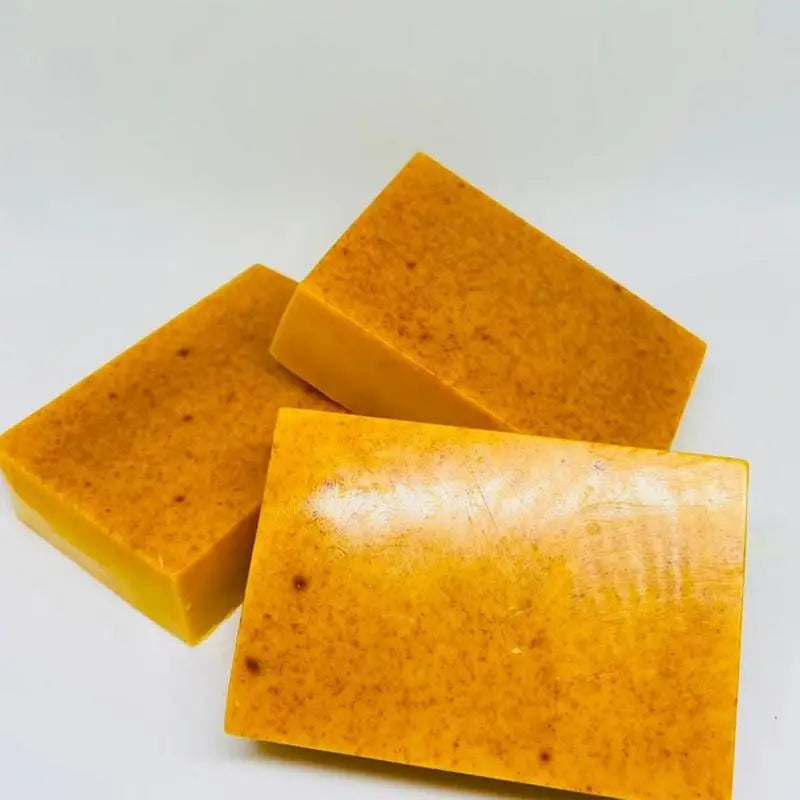 Body Soap Bar Brightening Lemon Turmeric Cleaning Lightening Dark Qme