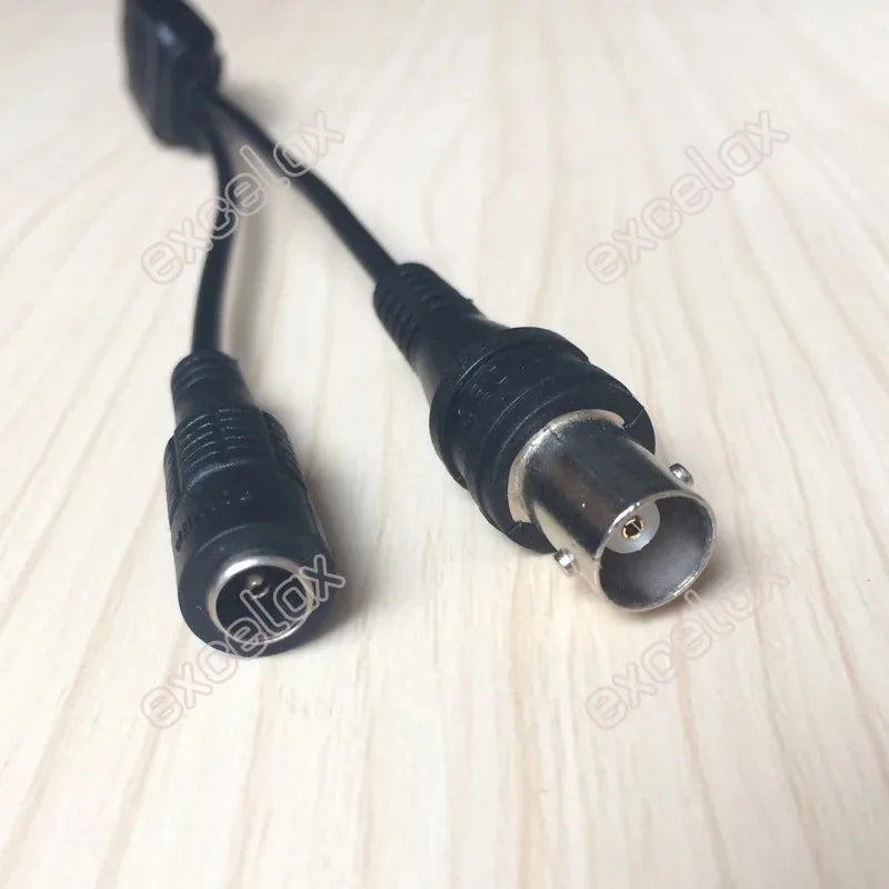 3PCS OSD Menu Camera Cable 5-Way Switch Control Tail Cable BNC+DC Power Video Cable Qme