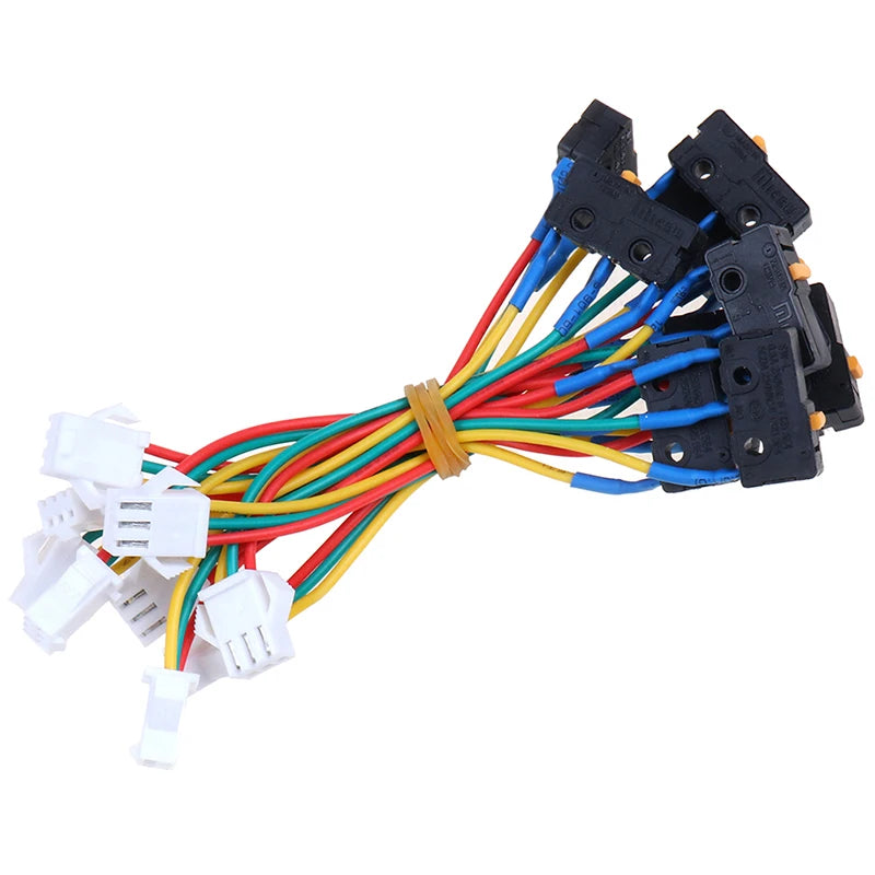 Flame Retardant Metal Micro Switch 3 Wires 0 6x1x2cm Gas Water Heater Qme