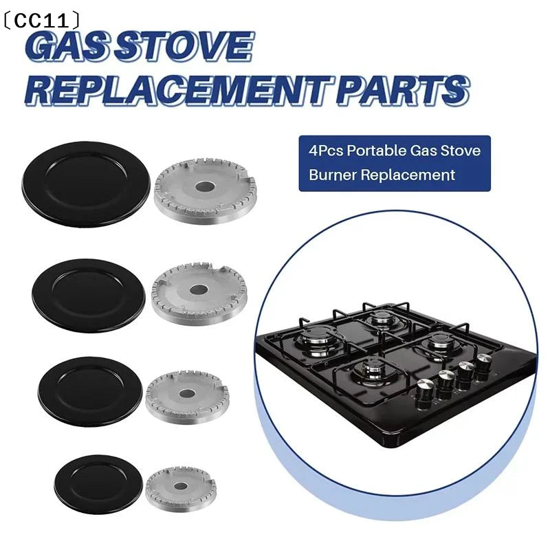Durable Gas Stove Burner Caps Uniform Flame Even Holes Perfect Home Qme