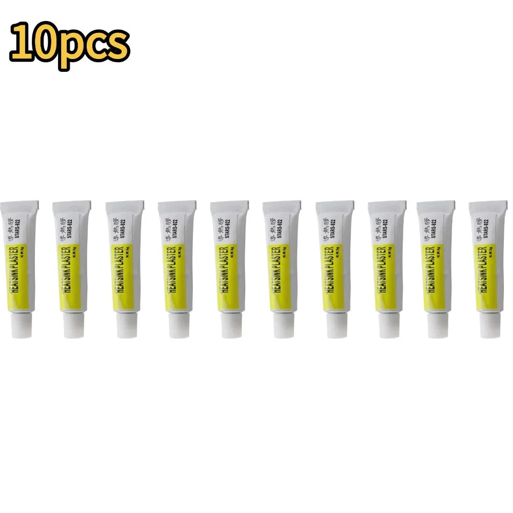 STARS-922 Heatsink Plaster Thermal Silicone Adhesive Cooling Paste Strong Adhesive Compound Glue For Heat Sink Sticky Qme 10pcs