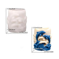 Dolphin Candle Mold 3D Realistic Novelty Reusable Silicone Craft Qme Other China Mainland