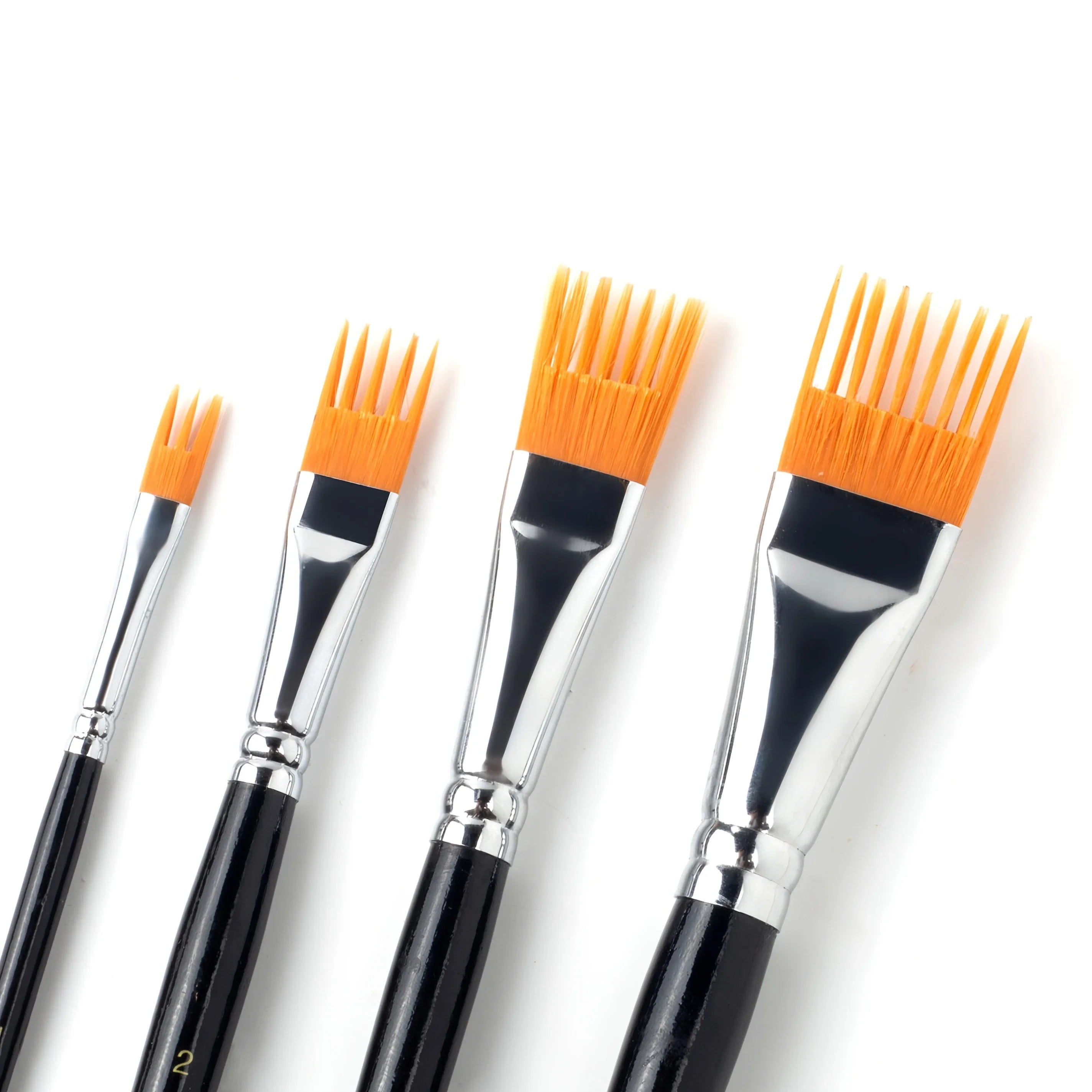 Nylon Bristle Watercolor Brushes - Available in Multiple Sizes for Artists' Variety of Painting Techniques, Painting Accessories Qme