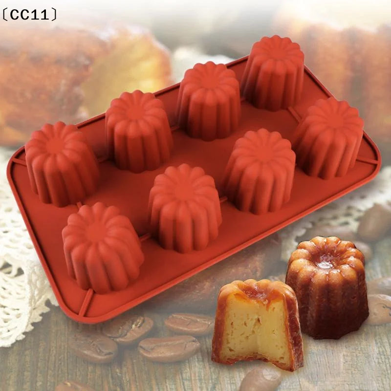 Muffin Cupcake Baking Tray Bordelais Fluted Cake Pudding Mold 8 18 Qme