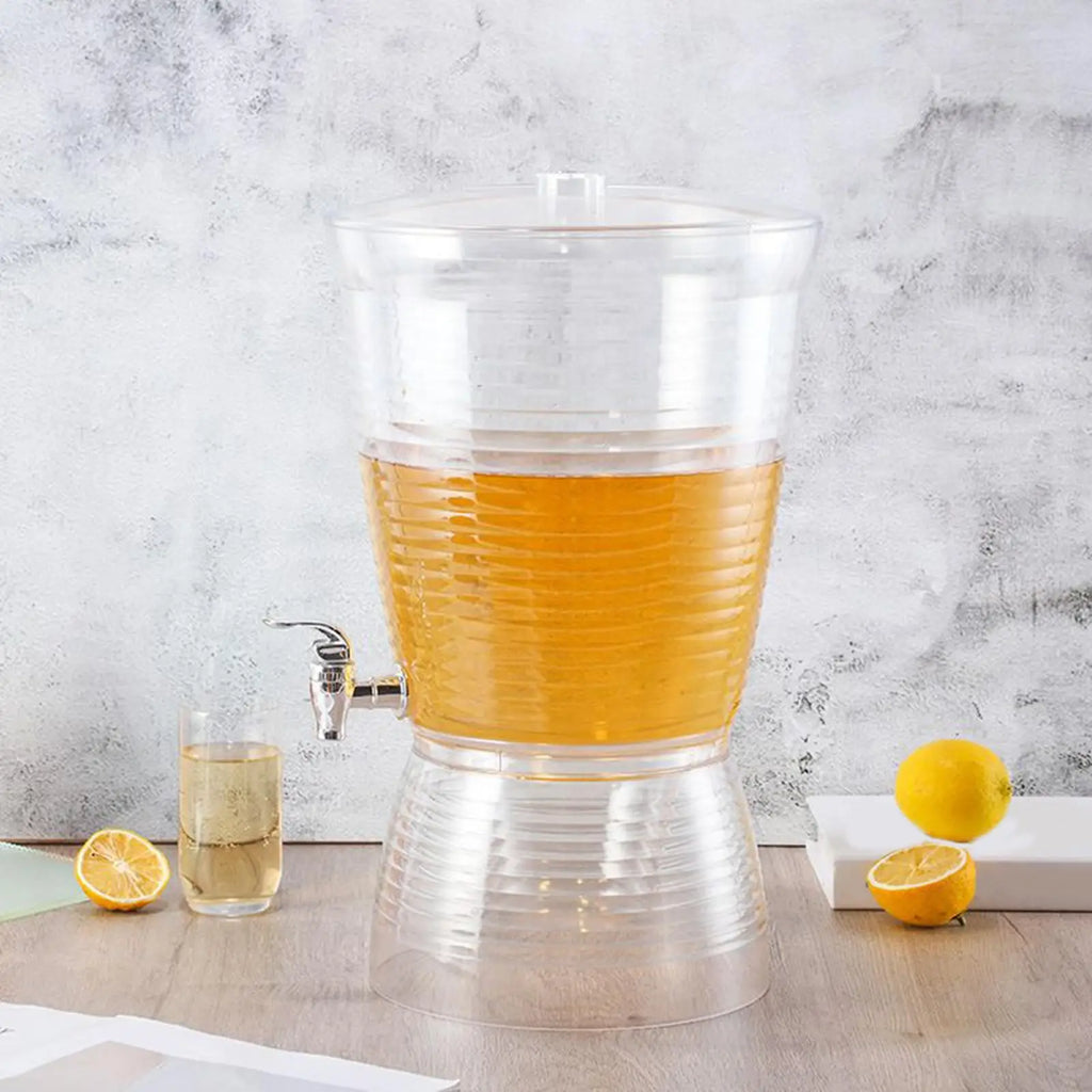 Large Drink Dispenser Faucet Juice Beer Pitchers Countertop Tea Qme