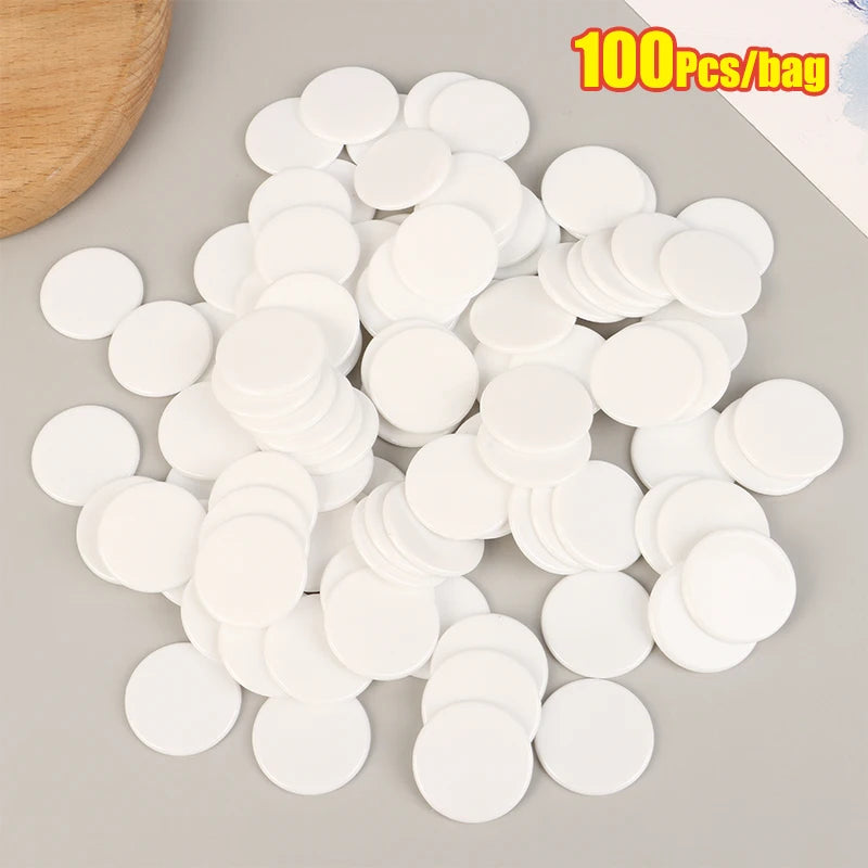 Montessori Learning Education Math Toy Plastic Bingo Chip Markers Qme White