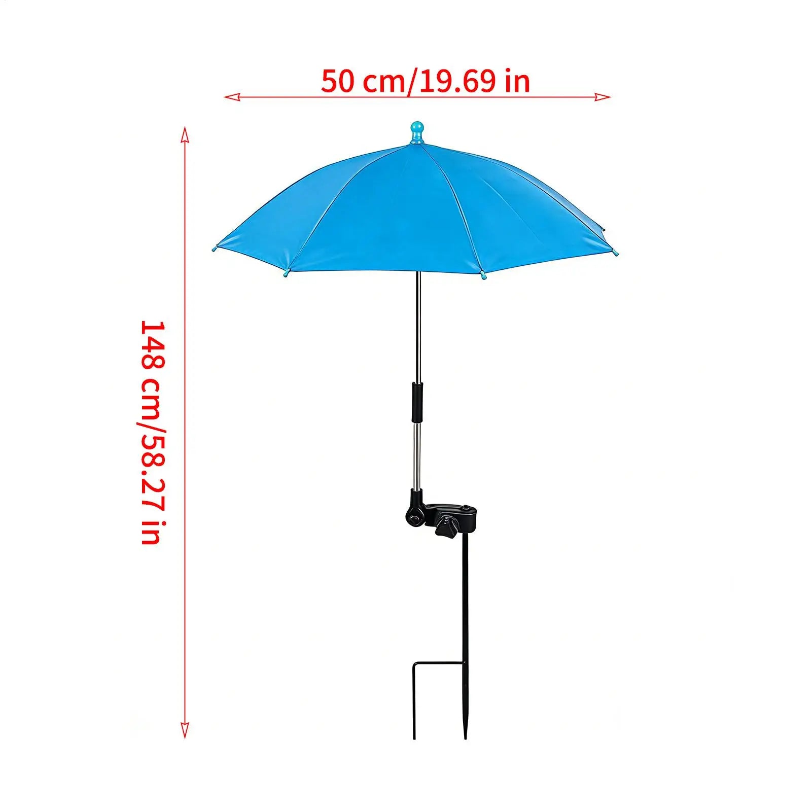 Plant Umbrella 360 Degree Rotation UV Protection Canopy Garden Plant Umbrella Shade for Garden Beds Yard Farm Backyard Lawn Qme