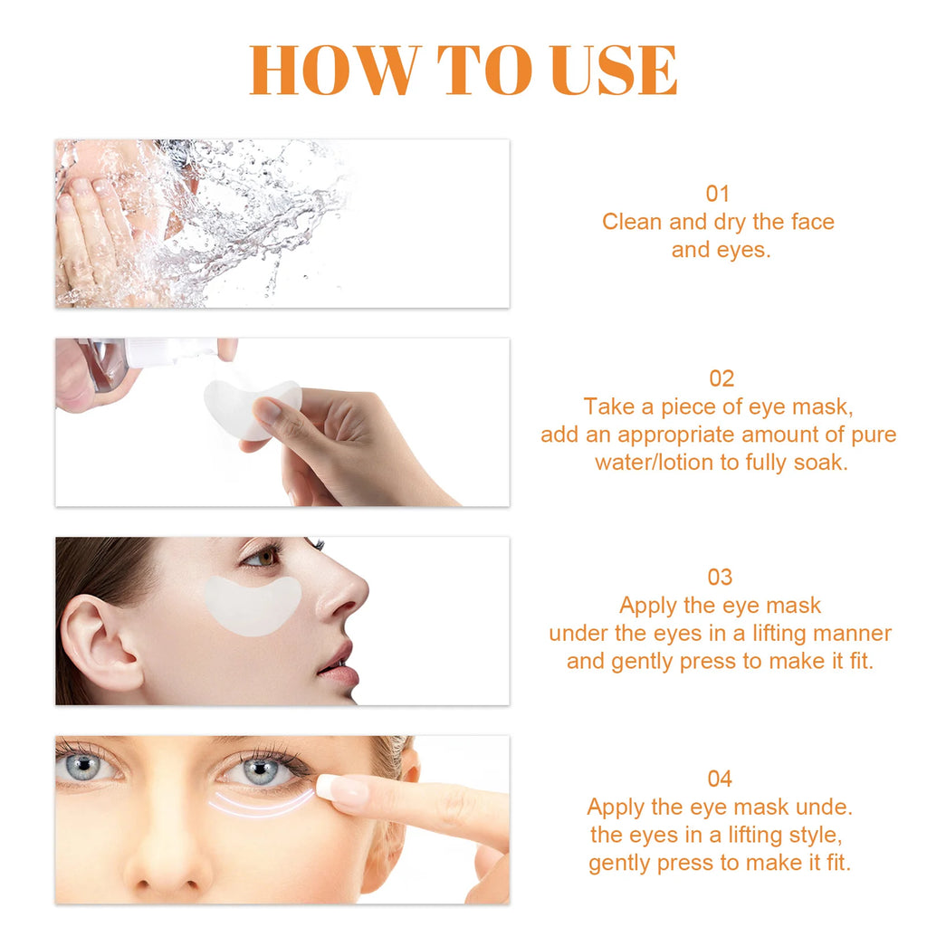 10Pcs Collagen Eye Mask Remove Dark Circles Eyes Bags Anti Wrinkles Lifting Firming Skin Moisturizing Eyes Care Patches skincare Qme