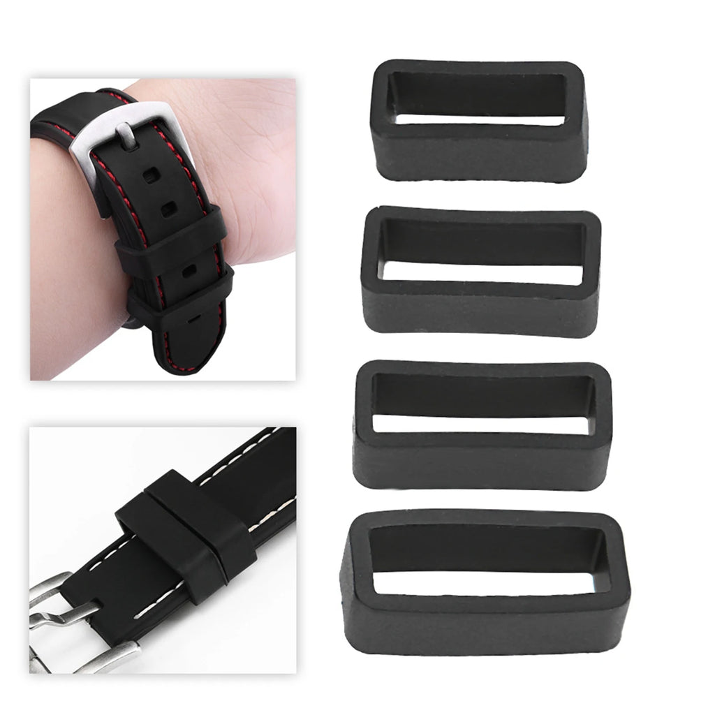 Watch Strap Buckles Replacement Silicone Watch Belt Safety Buckle Wristwatch Accessory for SWATCH Watch Silicone Buckles Qme