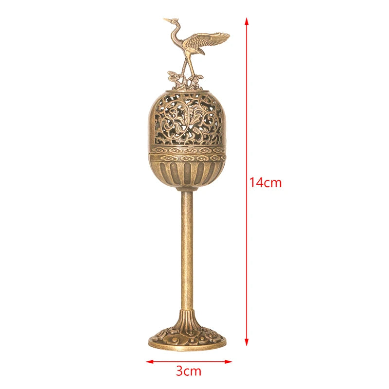 Magpie Hollow Lamp Sandalwood Fragrance Censer Smoking Backflow Incense Holder Tea House Ornaments Study Room Home Decor Qme D