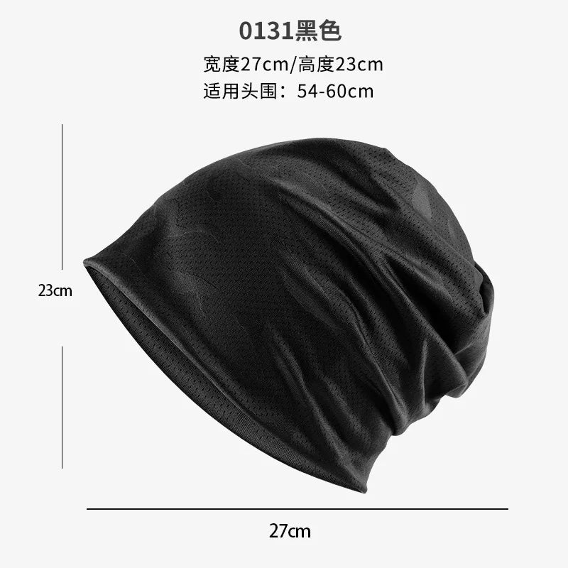 Breathable Running Headband Sweat-wicking Quick-dry Sports Head Cover Qme Dark Grey
