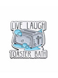 Blue Ice Toaster Enamel Pins Elegant Brooch Badges Versatile Clothing Qme 1pc