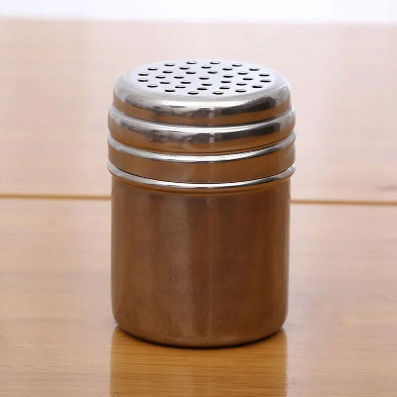 1pc Stainless Steel Seasoning Bottle- Perfect for Seasoning Powder, Pepper Powder, and Toothpicks Qme 1pc