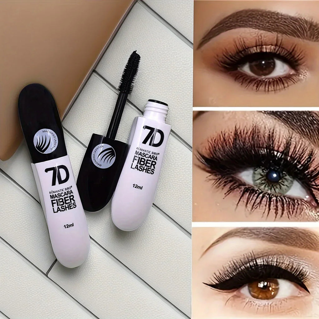 1/2/3PCS 9D Fiber Mascara Set Waterproof Durable Curling Mascara Sweatproof Anti-smudge Slimming Base Mascara for all skin types Qme
