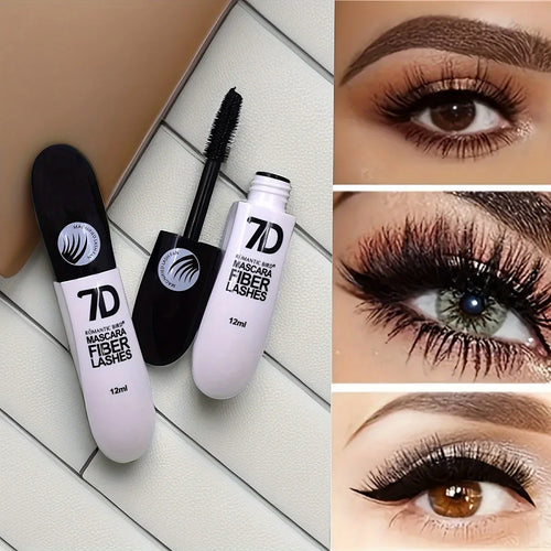 1/2/3PCS 9D Fiber Mascara Set Waterproof Durable Curling Mascara Sweatproof Anti-smudge Slimming Base Mascara for all skin types Qme