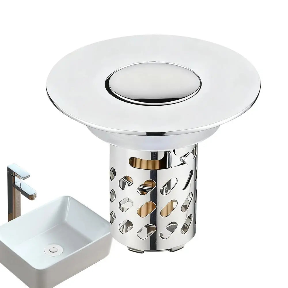 Sink Strainer Anti-clogging Pop Out Filter Bathroom Floor Stopper Qme China Mainland k2 square hole