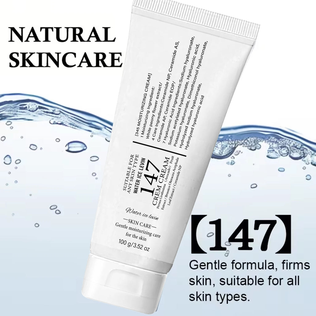 147 Skin Care Cream, Moisturizing & Firming with Hyaluronic Acid & Aloe Vera for All Skin Types Qme
