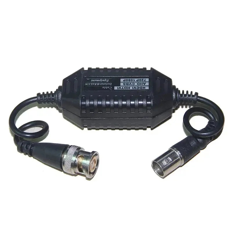 1PCS Passive Video Coaxial Anti-interference Filter Amplifier Surveillance Camera Ground Loop Transmission Isolator Qme