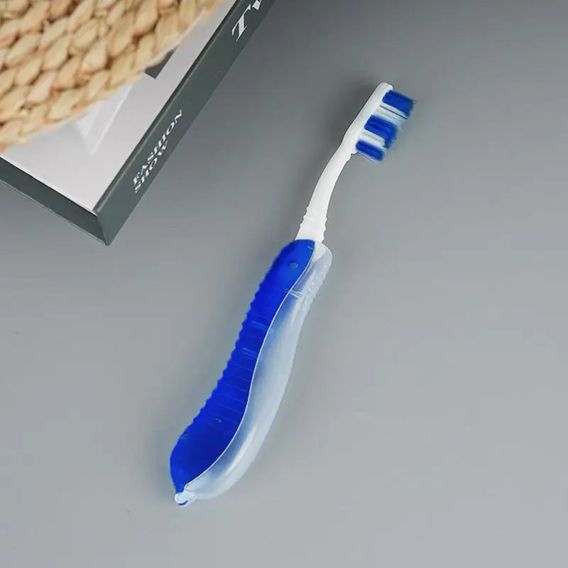 Compact Folding Toothbrush Foldable Design Travel Pocket Suitable Qme F