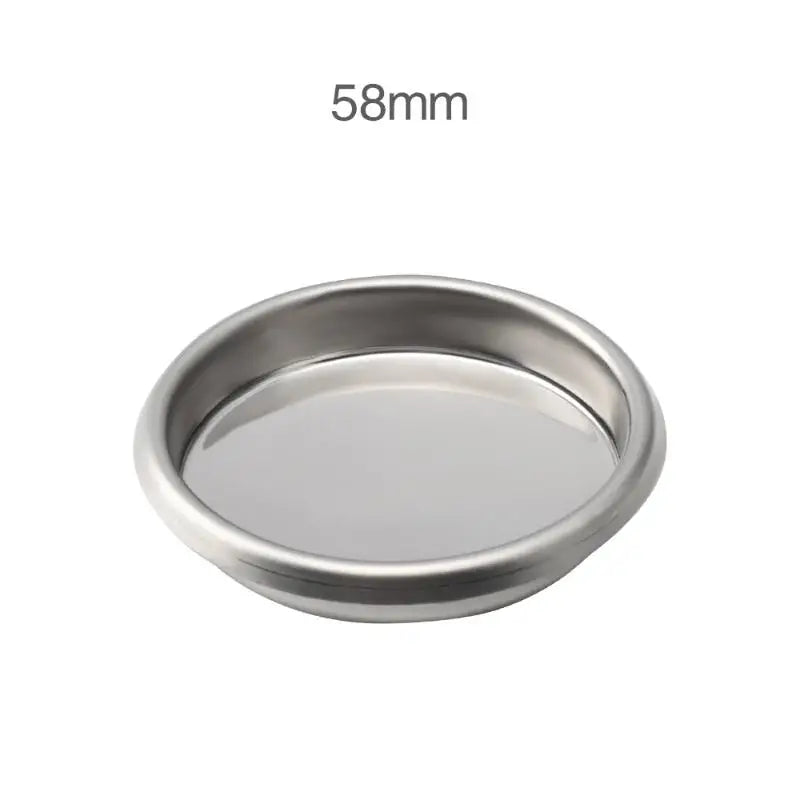Coffee Blind Filter Bowl 51/54/58mm Stainless Steel Non Pressurized Filter Cup For Backwashing In Semi Automatic Coffee Machine Qme L