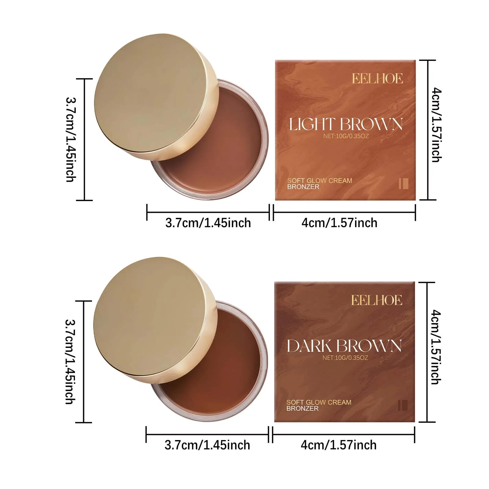 Brown Tanning Cream Sunless Self Tanning Body Bronzer Summer Beach Outdoor Natural Tanning Moisturizing Treatment Black Cream Qme
