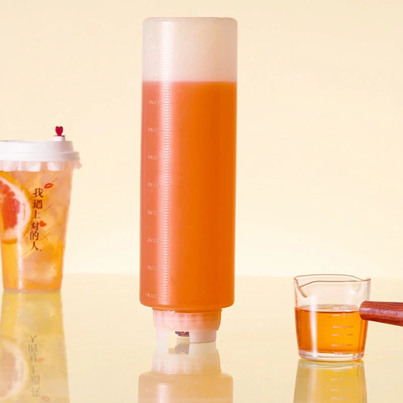 Dispenser Condiment Squeeze Bottle Inverted Plastic Bottles Qme
