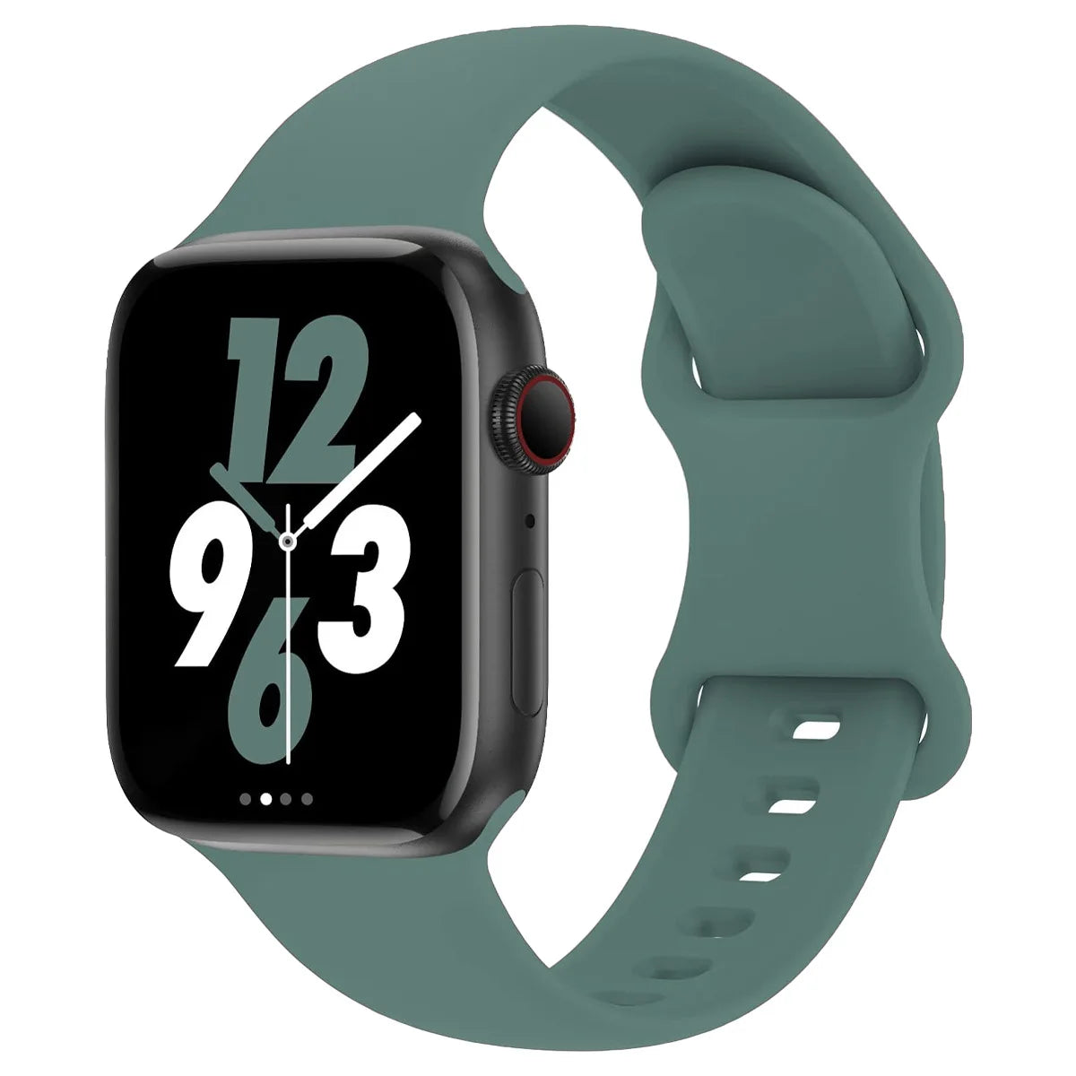 Silicone Band For Apple Watch strap 44mm 45mm 40mm 41mm Iwatch series Apple Watch band series 38 39 40 41 Qme Green 38 40 41S10 42MM