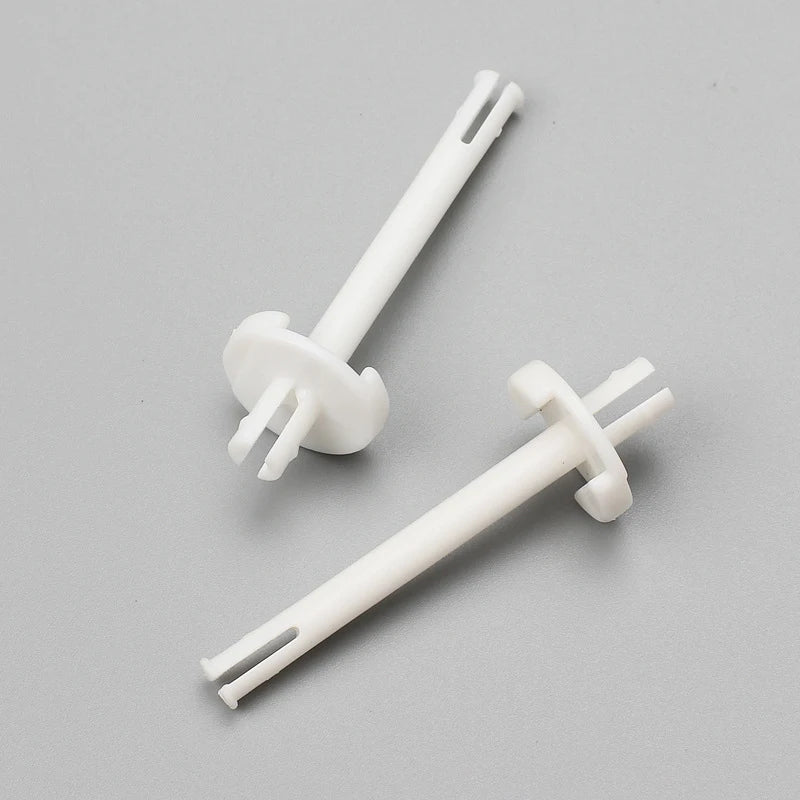 Auxiliary Sewing Machine Vertical White Plastic Thread Spool Pin Qme 6x2cm
