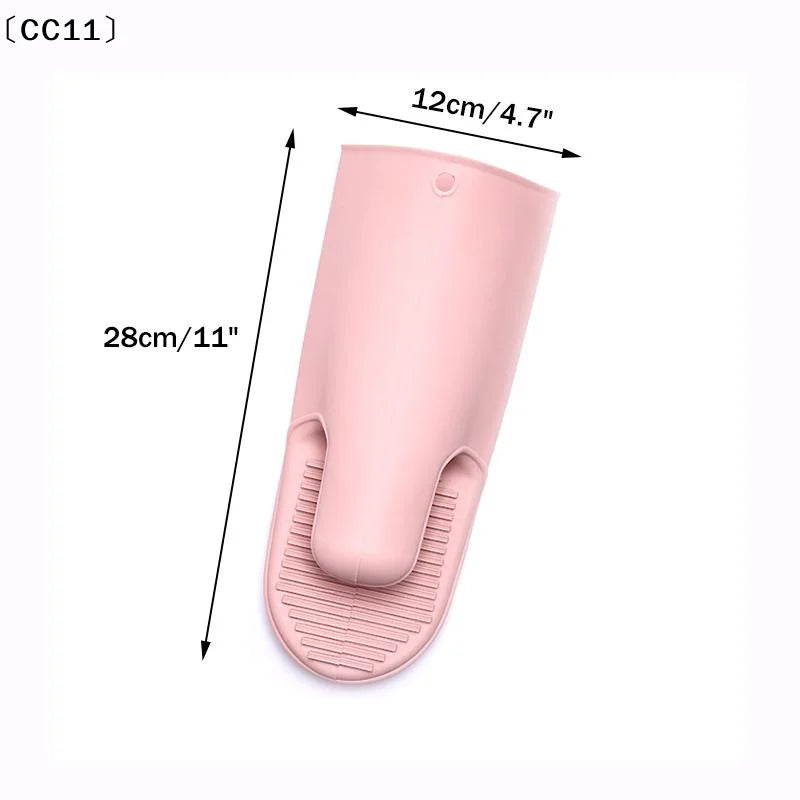 Insulated Anti-scalding Oven Silicone Gloves Can Be Used Microwave Qme
