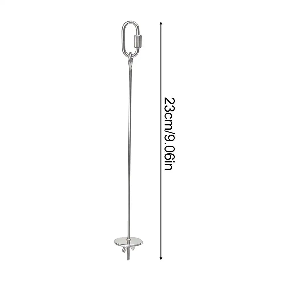 1pcs Bird Cage Food Skewer Stainless Fruit Stick Holder Bird Food Holder For Cage Foraging Macaw Parakeet Cockatiel Conure Finch Qme medium