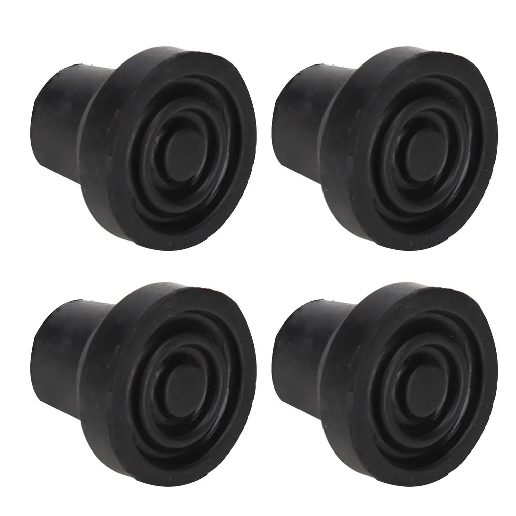 Cane Tips Rubber Skid Resistance Wearproof Walking Crutch Tips for Standard and Folding Walking Sticks Walking Cane Tips Qme