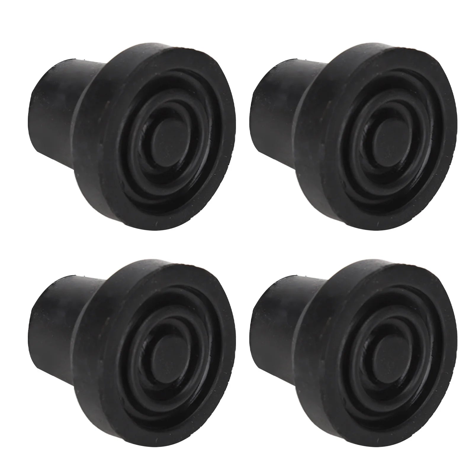 Cane Tips Rubber Skid Resistance Wearproof Walking Crutch Tips for Standard and Folding Walking Sticks Walking Cane Tips Qme