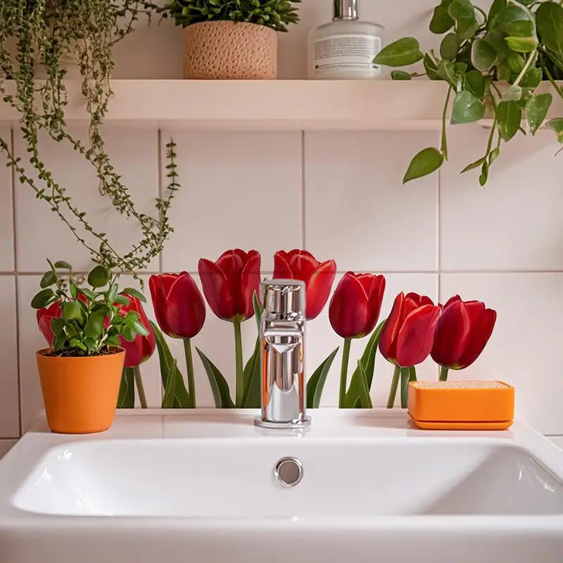 Self-adhesive Removable Waterproof Backsplash Decoration Home Decor Qme