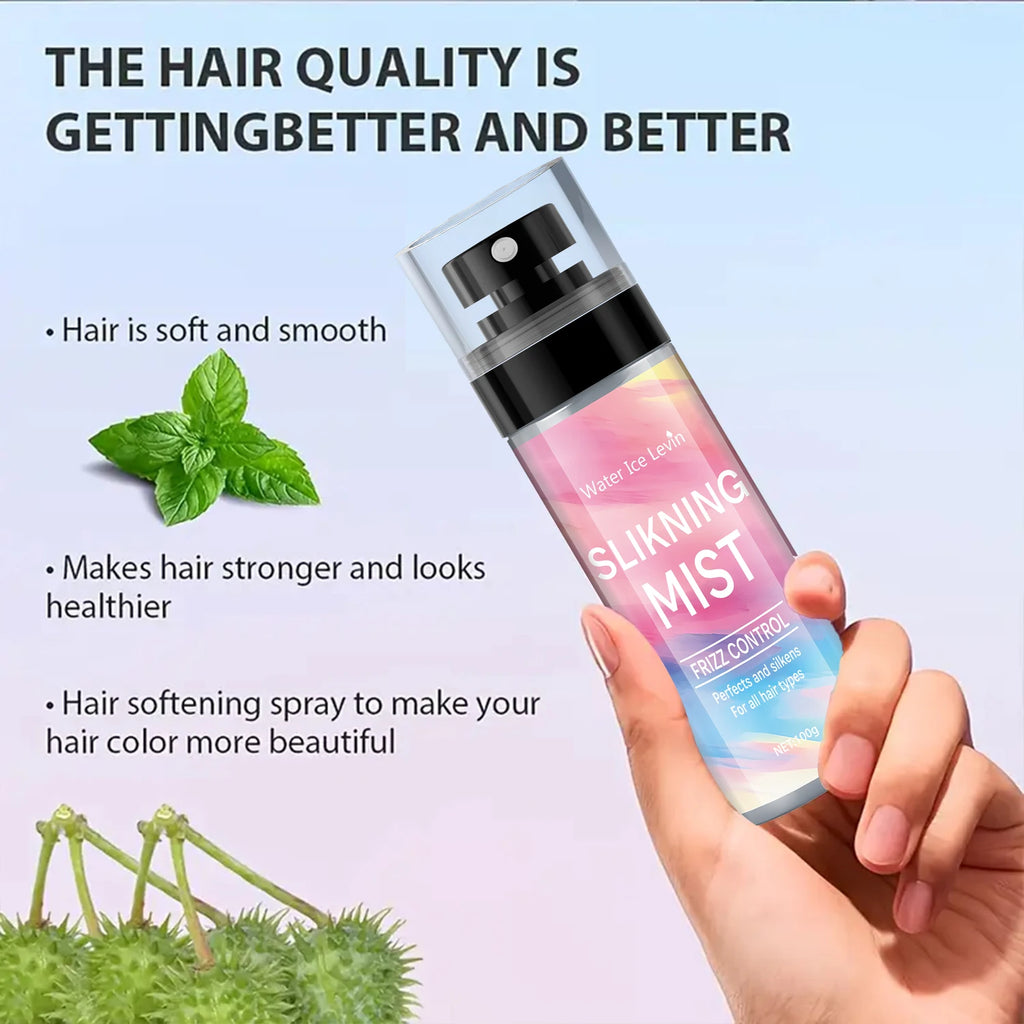 100ml, Hair Care Spray, Innovative Technology for All-Round Care, Creates a Natural Lotus-Like Feel, Residue-Free Texture, No-Wash Long-Lasting Styling and Volume Qme